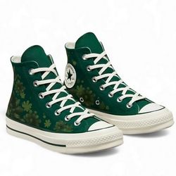 CONVERSE Chuck 70 Highmidnight Rare Clover Egret Plant High tops Mens 11.5
