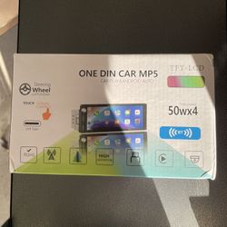 Brand New : Single Din Radio Car Stereo with Apple CarPlay & Android Auto