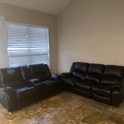 Living Room Set (Ashley Leather)