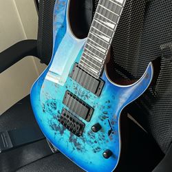 Ibanez GIO GRGR221PA Electric Guitar - Aqua Burst