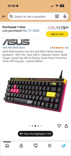 Asus keyboard