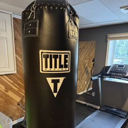 Title Boxing Heavy Leather Bag 125lbs 