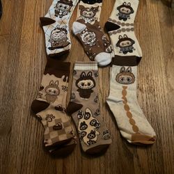 Labubu Socks  Size 6-10 New 