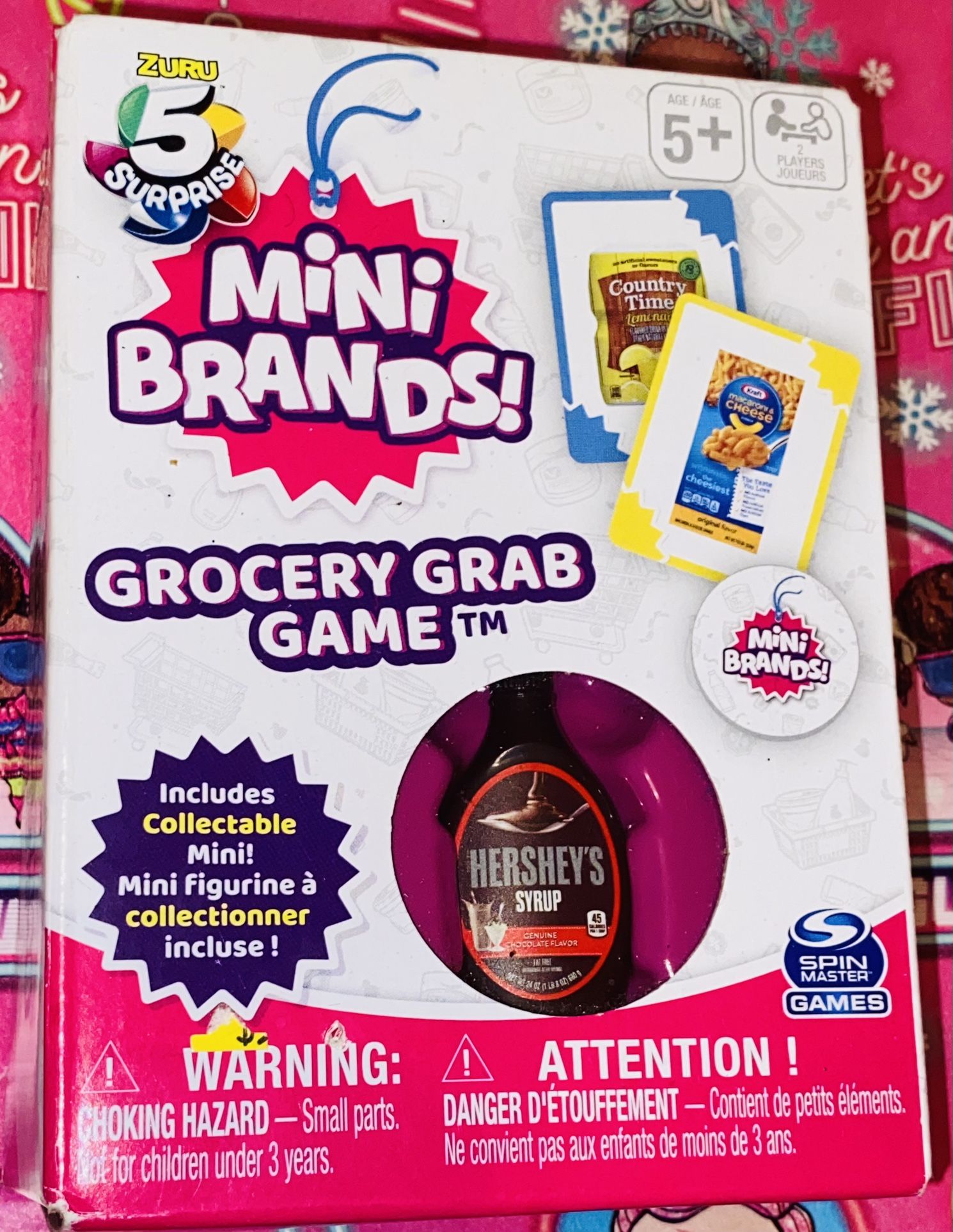 💕🍫🃏⚫️💜🌻✨MINI BRANDS! Collectable Grocery Grab Card Game💕🍫🃏🌻⚫️💜✨