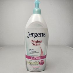 Jergens Dry Skin Moisturizer Original Scent Jumbo Size Body Lotion Cherry Almond