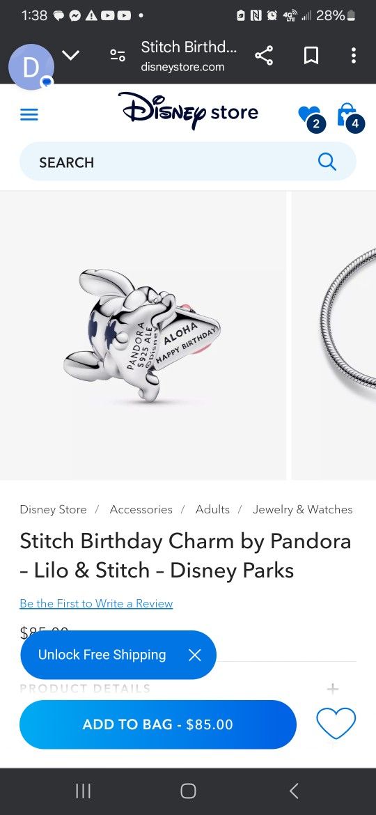Pandora Charm Stitch