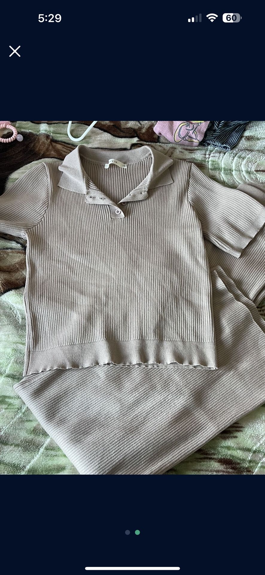 Pants And Crop Top Set