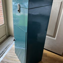 Vintage Locking Metal File Cabinet Safe Combo