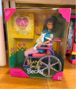 Share a Smile Becky, a special-edition Barbie SEALED