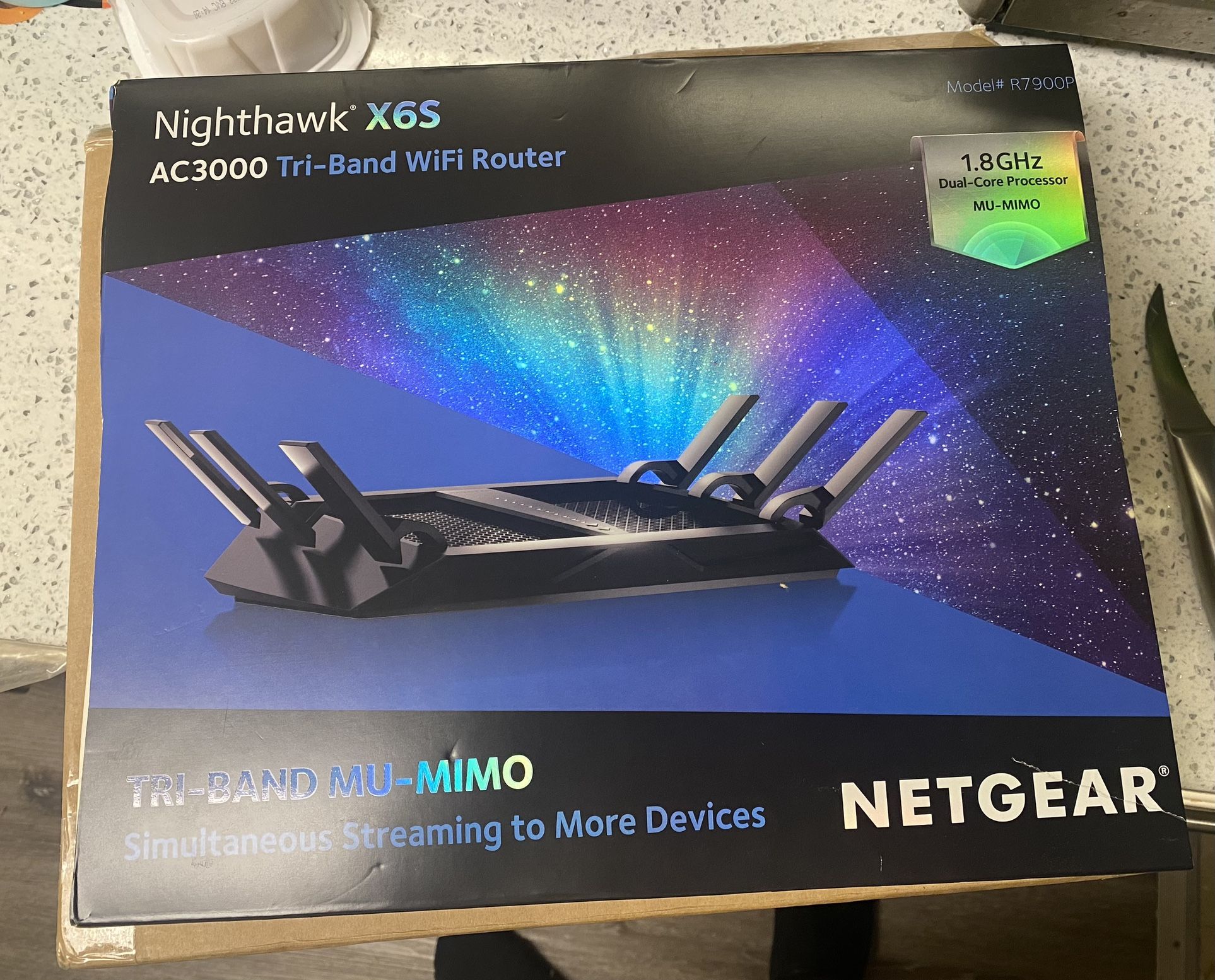 Netgear Router Nighthawk X6S AC3000 Tri-Band WiFi Router