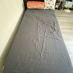 Twin Wooden Bed 