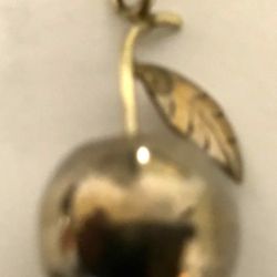 Sterling Silver 925 Balinese Apple Pendant
