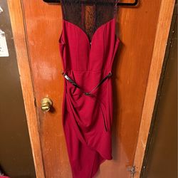 Sexy Red & Black Dress ❤️💃