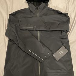 Lululemon Waterproof Rain Jacket Medium Black #y14