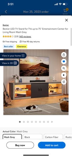 TV Stand With LED lights