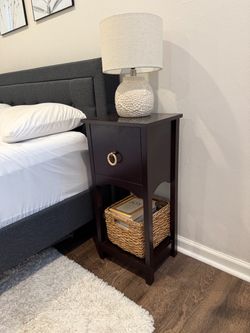 Espresso bedside table set of 2