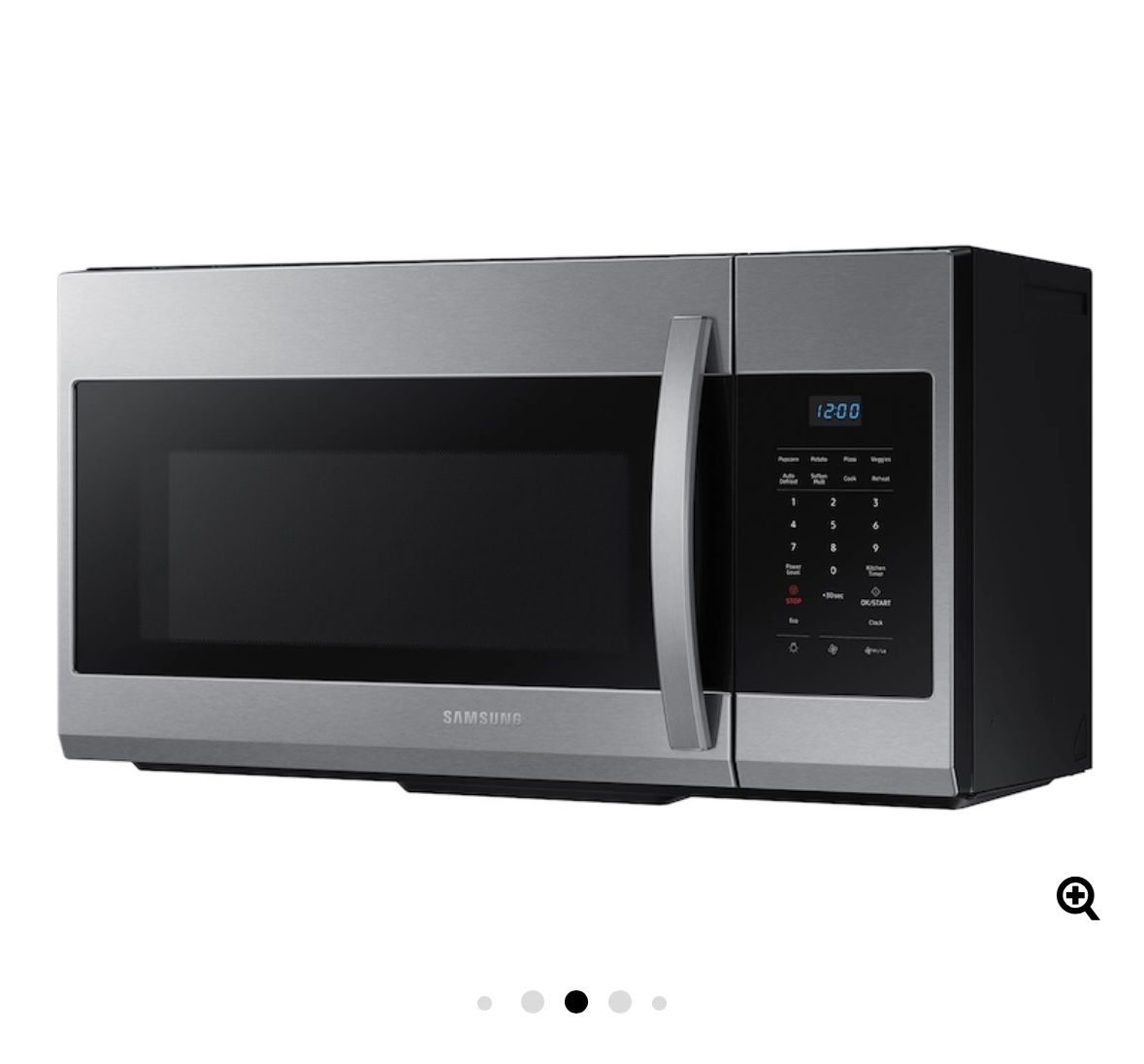Samsung Stainless Steel 1.7 Cubic ft Over The Range Microwave