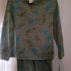 Cat and jack Jurassic kids sleep wear size 8M