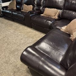 Sectional Leather