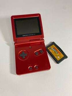 Nintendo Gameboy Advance SP (Red) w/ DK Country 2