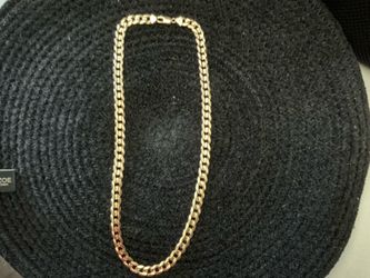 14k gold necklace.