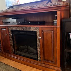 Electric Fire Place TV Stand