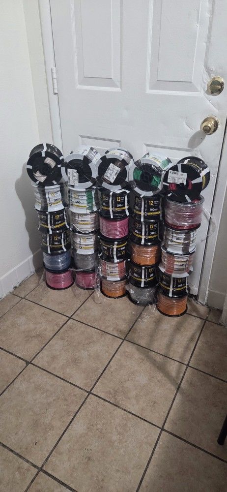 Wire #12awg Strnded Thhn 500 Fts 80 Dlls For Roll