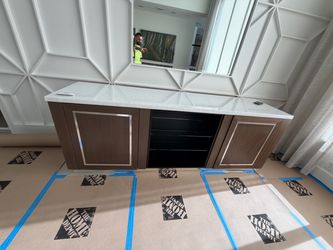 Modern Sideboard with Marble Top