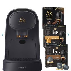 L’OR Barista Coffee And Espresso System With 30 Capsules 