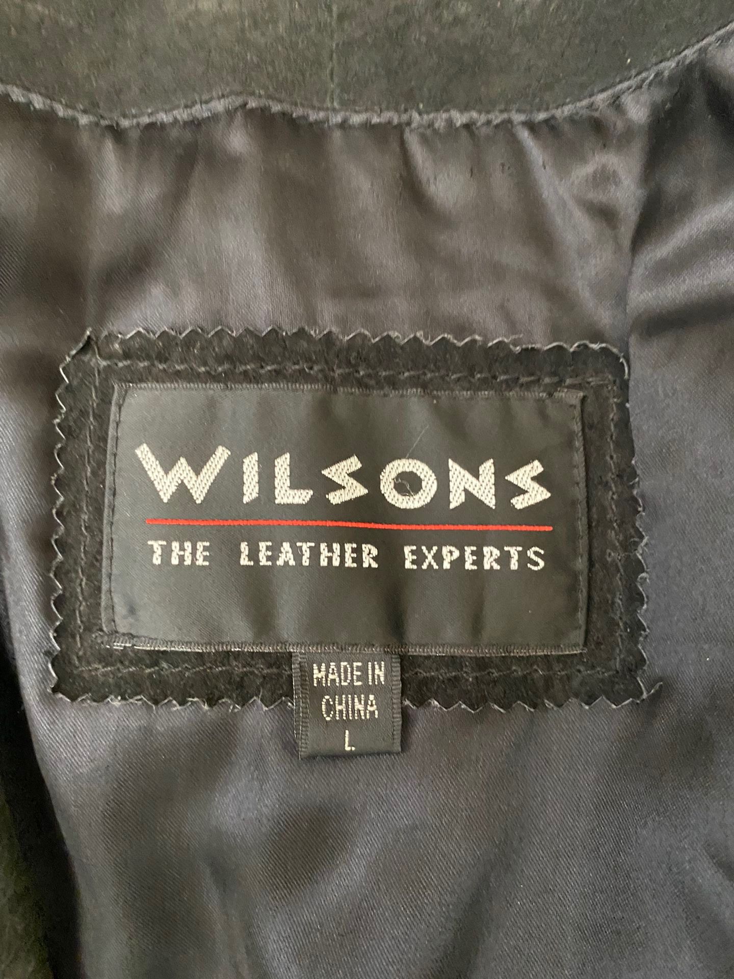 Wilsons leather Jacket Size Large