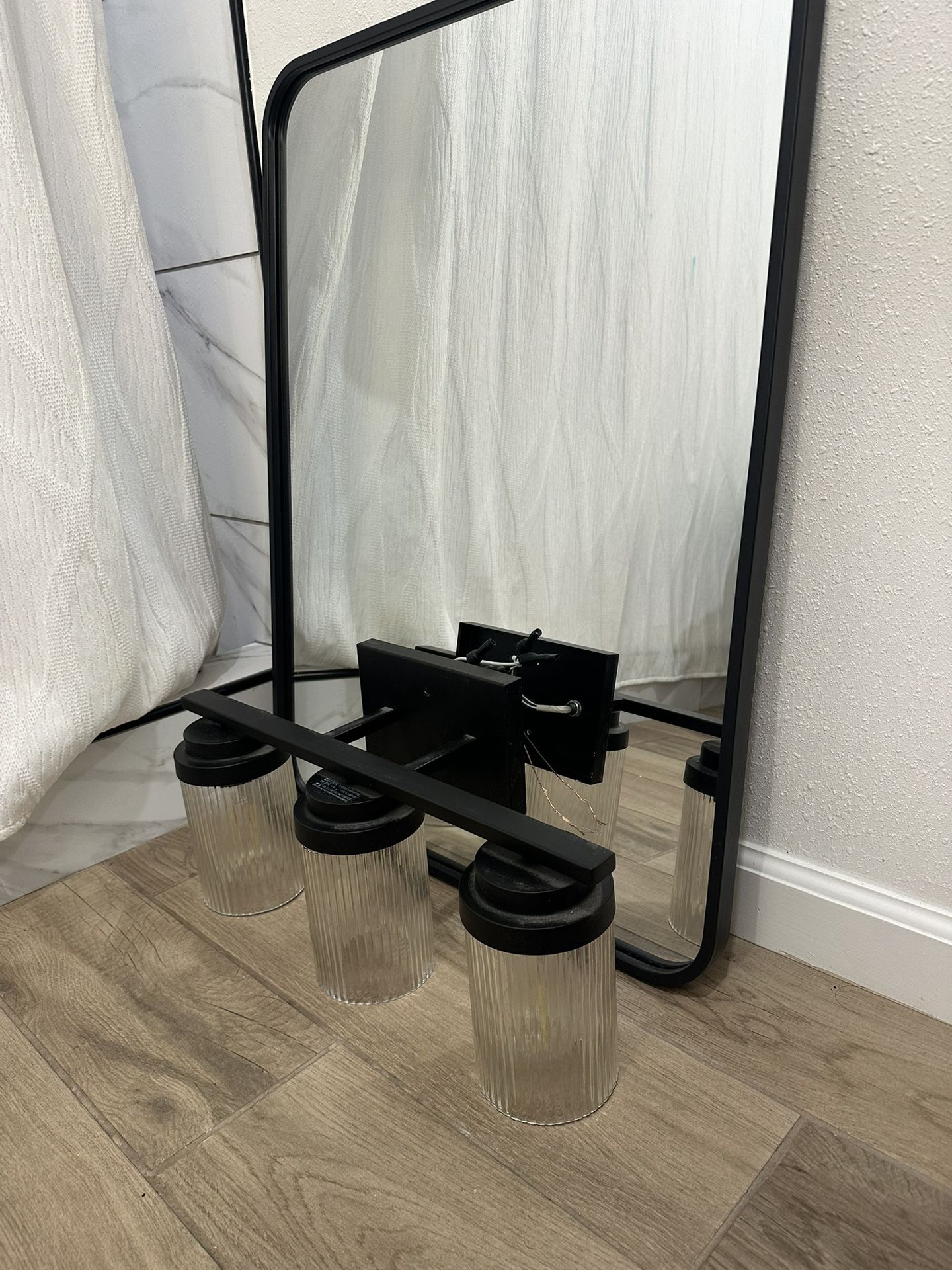 Mirror And Vanity Light