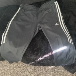 Adidas Track Pants Size M Dark Gray 