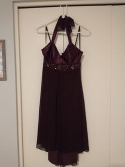 Plum Prom Dress