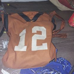 Texas Longhorns Purse Burnt Orange And White Numbers