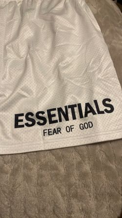 Essentials white shorts