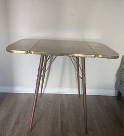 Vintage Mid-Century Folding Drop-Leaf Table