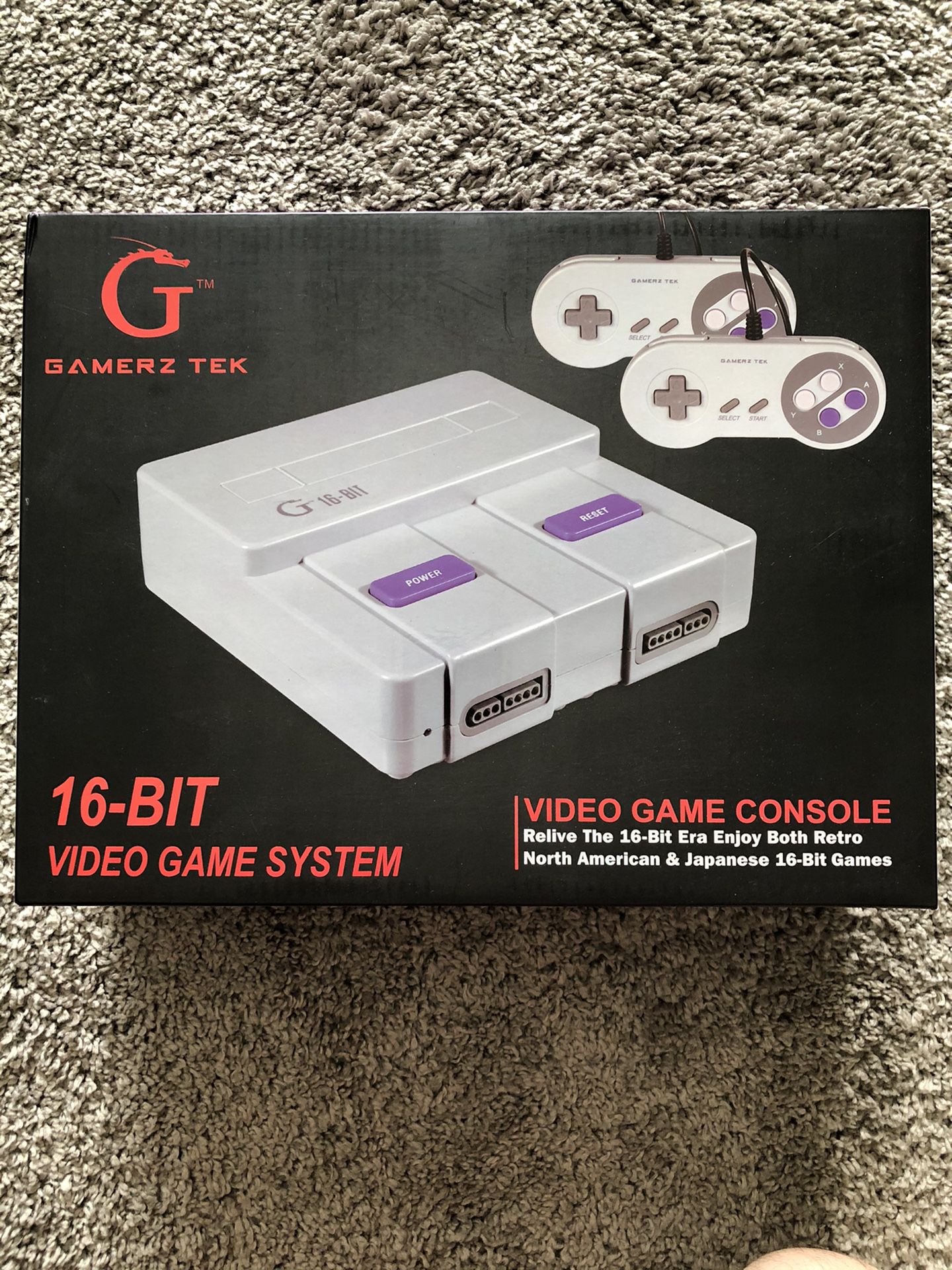 16-bit video game system