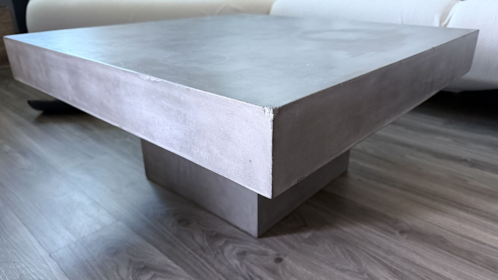 CB2 Concrete Coffee Table 