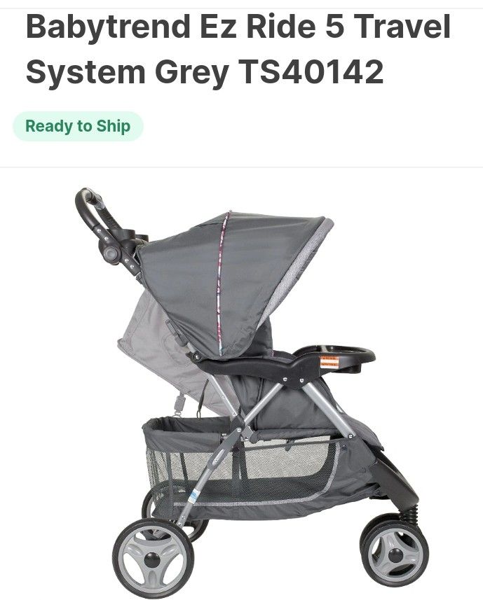 3-Wheel "Jogger" Baby Stroller