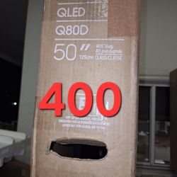 SAMSUNG 50"INCH QLED 4K Q80D 