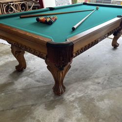 Marble Pool Table 