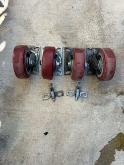4- 6”x2” Swivel Casters