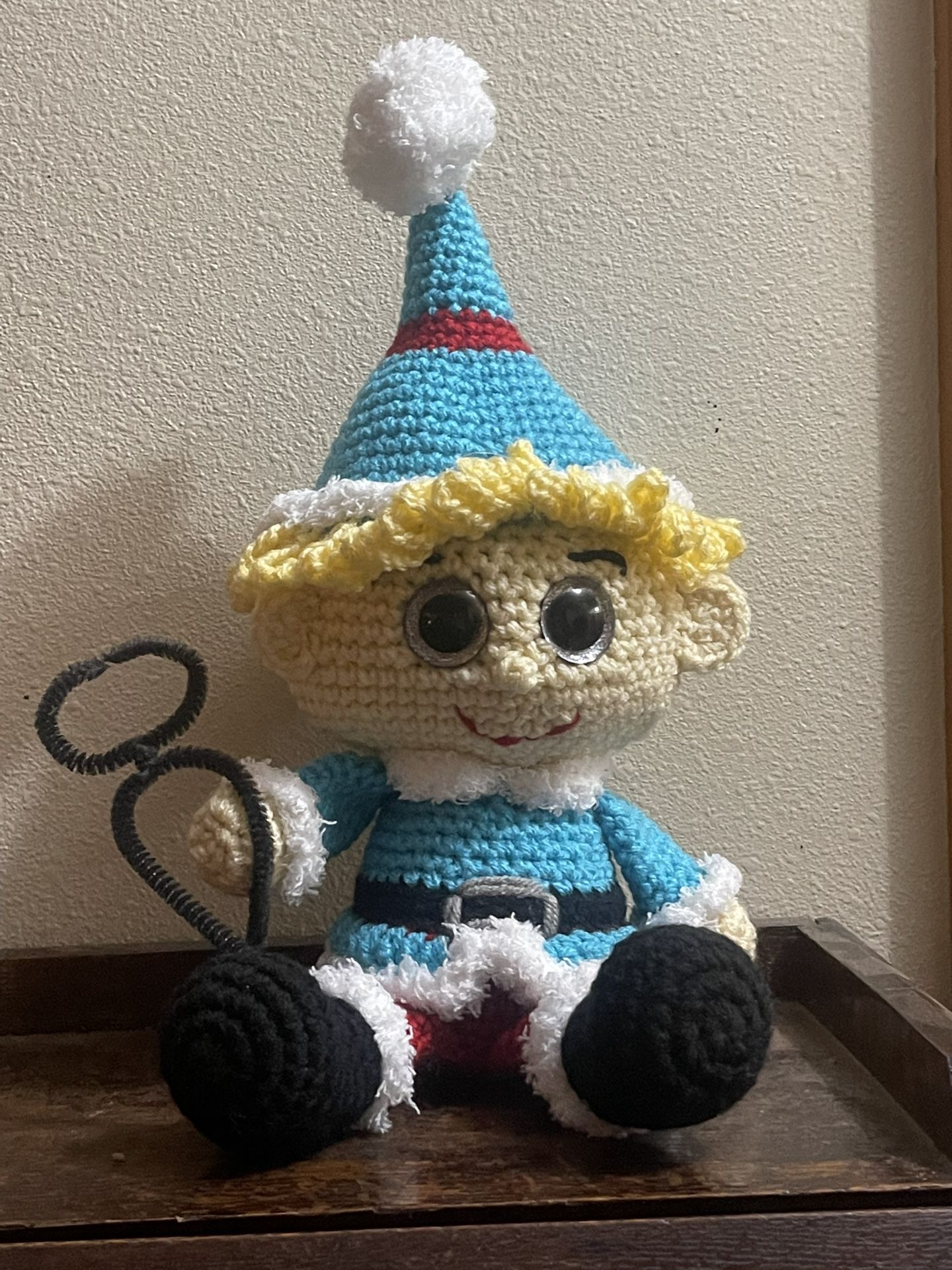 Hermey The Happy Elf Handmade Crochet