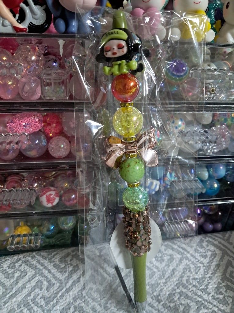 Skull Panda Beadable Pen