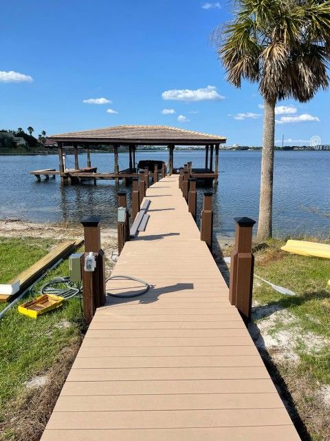 Boat Dock And Patio Deck