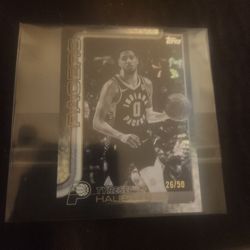 Tyrese Haliburton Numbered Topps 26/50