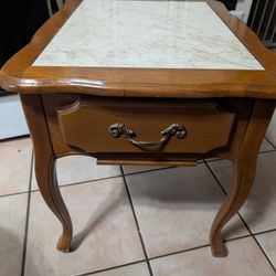Lamp Table Or  Side Coffee Table With Drawer 