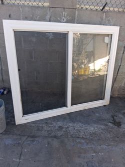 5x4 vinyl frame doble glass window