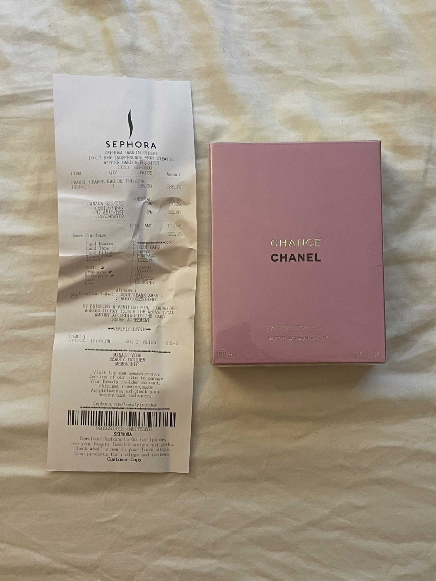 β¨ Brand New Chanel Chance 100ml β Sealed, Authentic