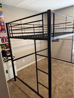 Full Size Metal Loft Bed